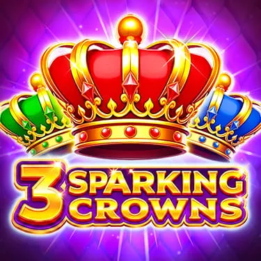 3 Sparking Crowns jackpot